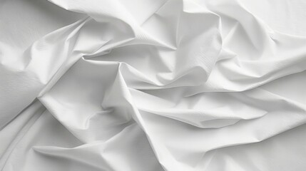 Minimalist elegance: Stack of white paper against a pristine white background. Clean and...