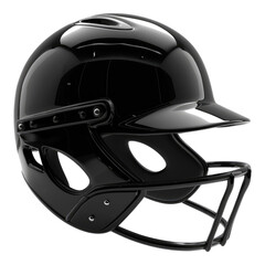 Fototapeta premium Batting helmet isolated on transparent background