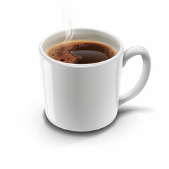 coffee mug isolated on white background