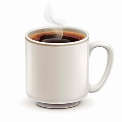 coffee mug isolated on white background