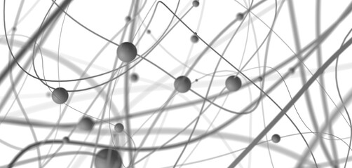 technology with polygonal shapes on dark blue background.