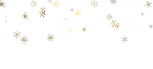 Snowflake Cascade: Mesmerizing 3D Illustration Depicting Descending Christmas Snowflakes