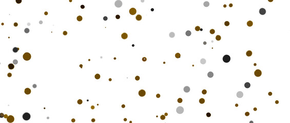 gold Confetti Glitter Overlay - PNG