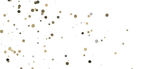 Enchanting Delight: Spectacular 3D Illustration Showcasing Enchanting gold Confetti