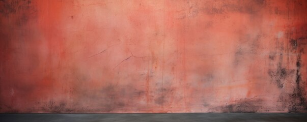 Coral wall texture rough background dark concrete floor old grunge background painted color stucco texture with copy space empty blank copyspace 
