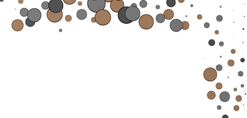 Radiant Revelry: Enthralling 3D Illustration of Shining gold Confetti