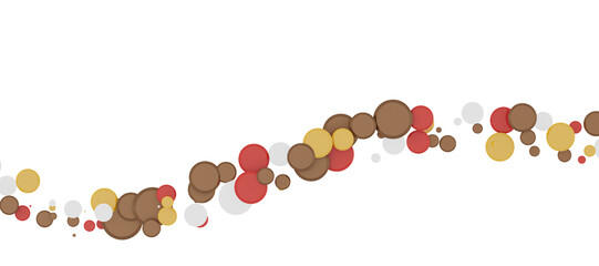 Confetti, paper triangle on the floor, fancy, colorful, celebration party