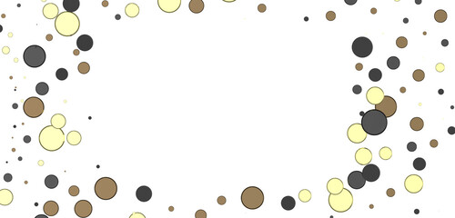 Sparkling Jubilation: Breathtaking 3D Illustration of Sparkling gold Confetti Celebration