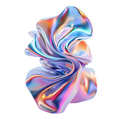 Fototapeta premium 3d render illustration Holo abstract 3D Shape 