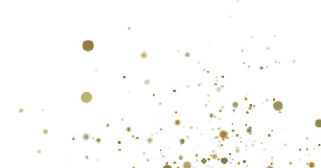 gold  Celebration: Captivating 3D Illustration of Shimmering gold Confetti