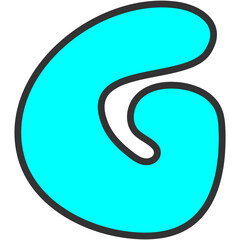 G Liquid Bubble Background Element