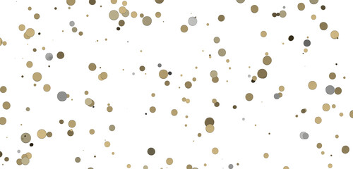 Mesmeric Moments: Mesmeric 3D Illustration Depicting Mesmerizing gold Confetti