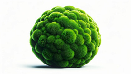 Fototapeta premium moss isolated on white background