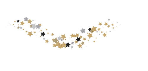 Golden Dreamscapes: Step Into a 3D Rainfall of Gleaming Stars