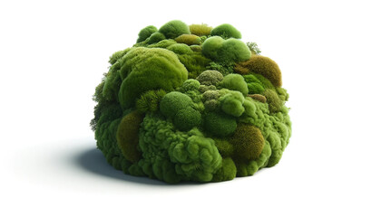 Obraz premium moss isolated on white background