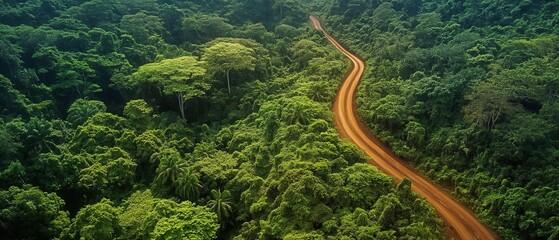 A dirt road that winds through a dense forest. Overview of the Ecotourism Industry's History
