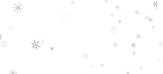 Snowflake Bliss: Striking 3D Illustration Showcasing Falling Holiday Snowflakes