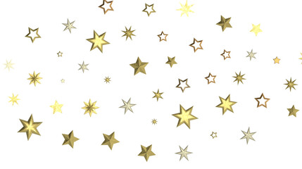 Twinkling Christmas Trail: Exquisite 3D Illustration of Falling Festive Starry Traces