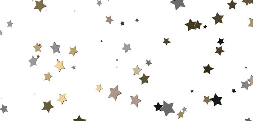 Golden Dreamscapes: Step Into a 3D Rainfall of Gleaming Stars