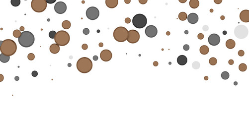  Colorful confetti on white background