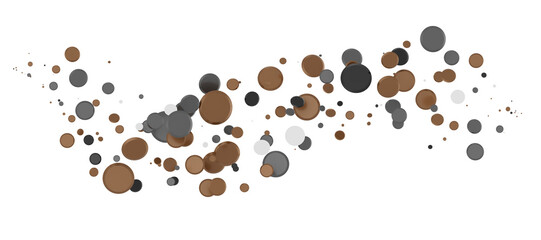 Gilded Celebration: Magnificent 3D Illustration of a Grand gold Confetti Event