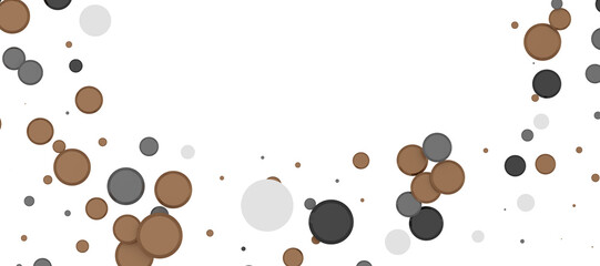 Cascading Splendor: Striking 3D Illustration Showcasing a Dazzling gold Confetti Display