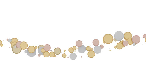 Glittering Triumph: Mind-Blowing 3D Illustration of gold  Confetti Celebration