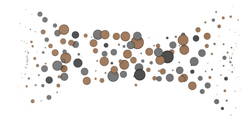 Confetti, paper triangle on the floor, fancy, colorful, celebration party