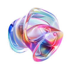 Holo abstract 3D Shape PNG