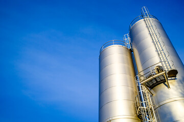 modern industry silo in austria