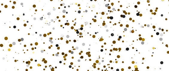 Glittering Triumph: Mind-Blowing 3D Illustration of gold  Confetti Celebration