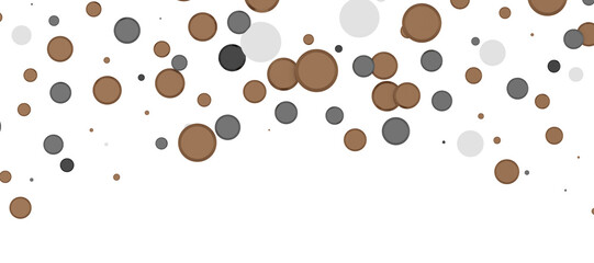 Sprinkle of Success: Spectacular 3D Illustration Showcasing Cascading gold Confetti In PNG 3d