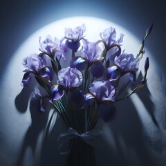 Purple flowers - obrazy, fototapety, plakaty