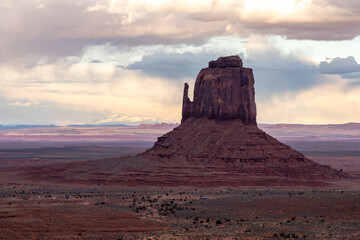 Desert Monoliths at Sunset - Medium