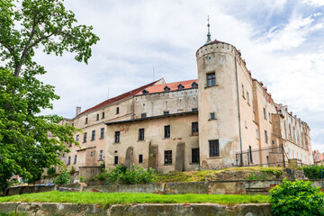 Jawor Castle (Poland). Its history includes serving as an early form of psychiatric institution and later a prison. Now it is a peaceful museum.
