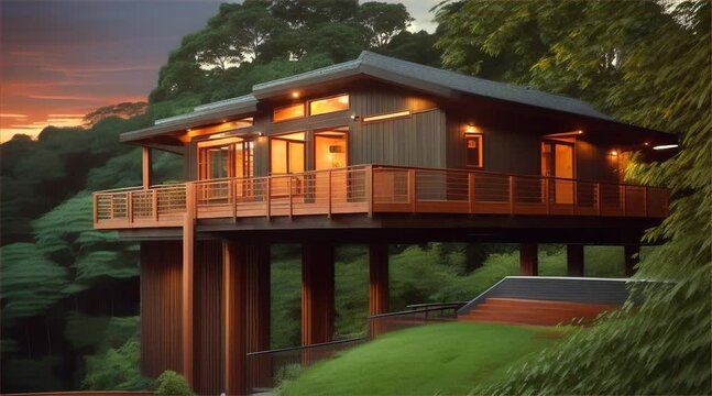 house in the woods