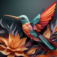 Obraz premium Paper animals