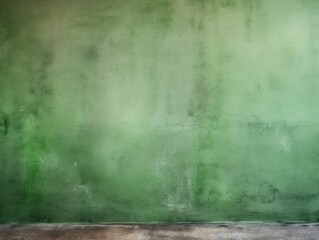 Green wall texture rough background dark concrete floor old grunge background painted color stucco texture with copy space