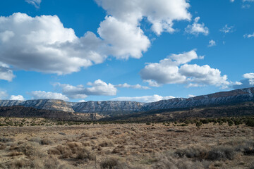Snowy Mesa Cliff near Kayenta