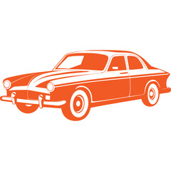 Classic Vintage Car Icon Elements