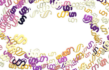 Symbol of Law and Justice 3d