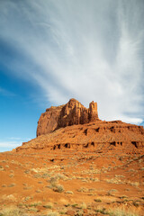 King on his Throne near Monument Valley - Portrait