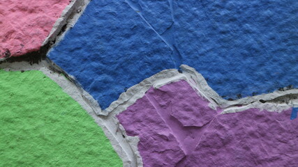colorful cement wall texture and background