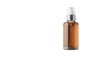 Fototapeta premium Perfume Spray Bottle Mockup with Atomizer Pump for Fragrance Products, Isolated on White, Transparent Background, PNG File, Hand Edited Generative AI