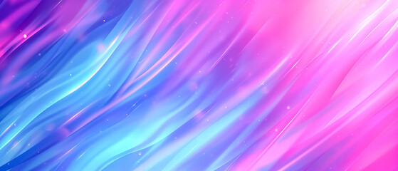 A colorful background with blue and pink waves