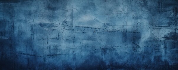 Indigo wall texture rough background dark concrete floor old grunge background painted color stucco texture with copy space empty blank copyspace 