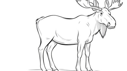 silhouette of a deer