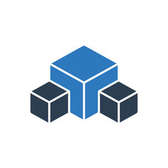 Blocks Icon - Cube Icon