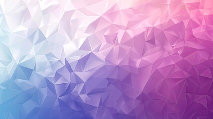 a colorful polygonal background in pink, purple, blue, and white