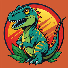 Dinosaur vector art for t-shirts design
